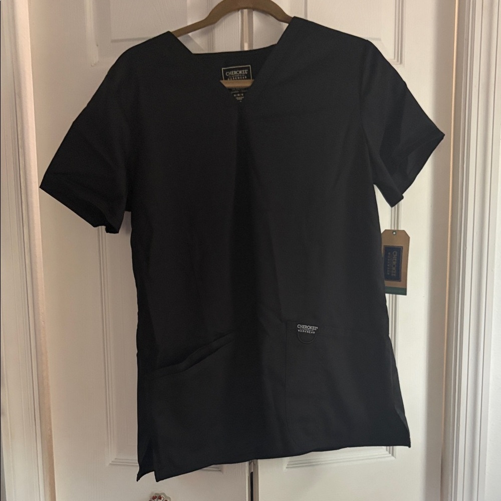 Cherokee Women's Black Short Sleeve Top